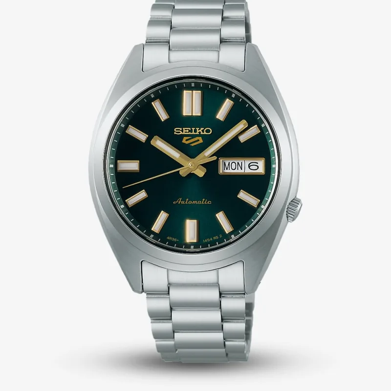 Seiko Mens 5 Sports Snx Vintage Green Dial Watch SRPL57K1