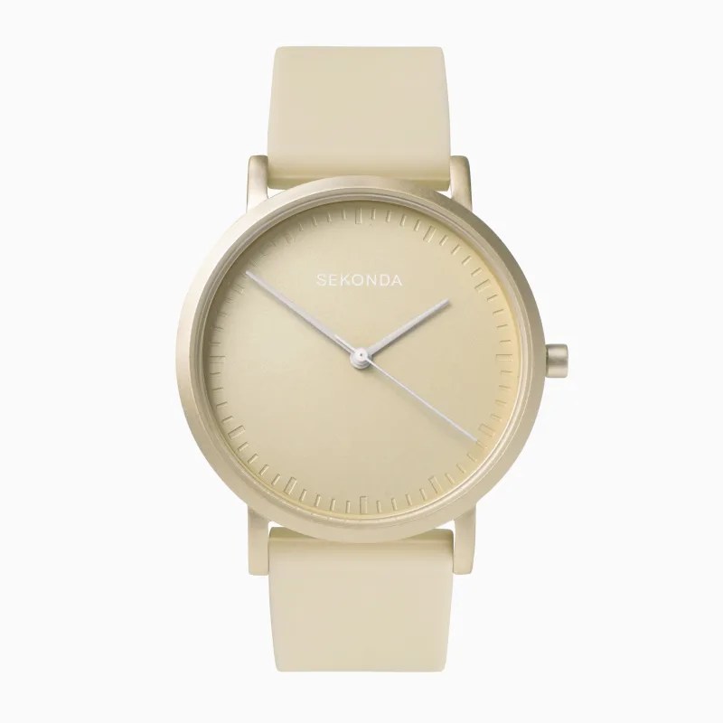 Sekonda Palette Ladies Watch | Almond Case & Silicone Strap with Almond Dial | 40396