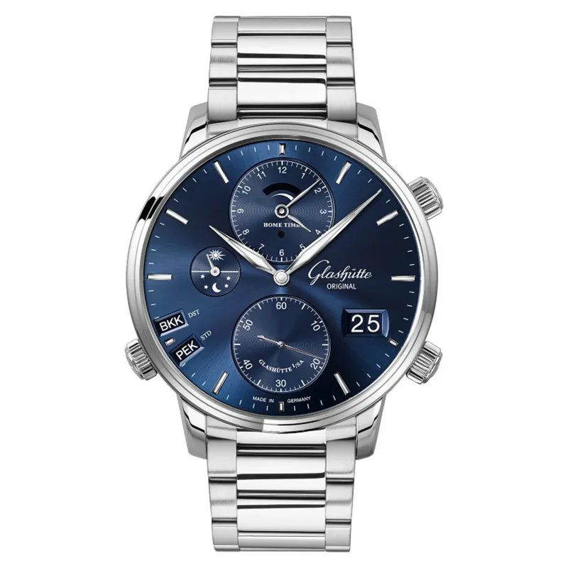 Senator Cosmopolite 44mm Mens Watch Blue