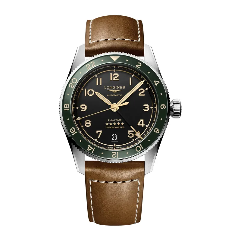 Spirit Zulu Time 39mm Mens Watch Black
