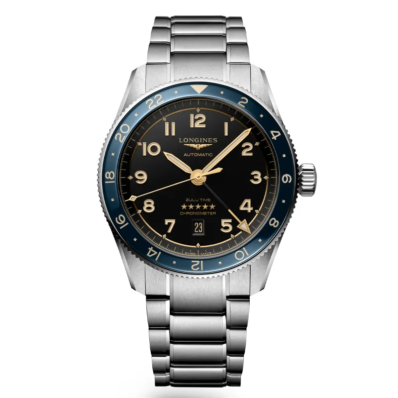Spirit Zulu Time 42mm Mens Watch Black