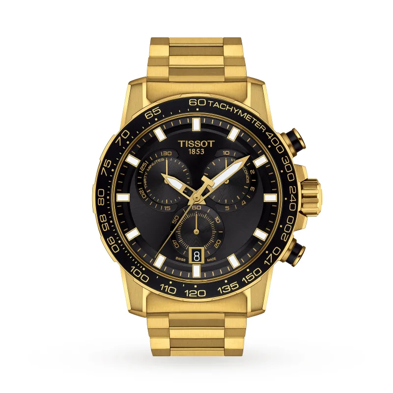 Supersports Quartz 45.5mm Mens Watch Black