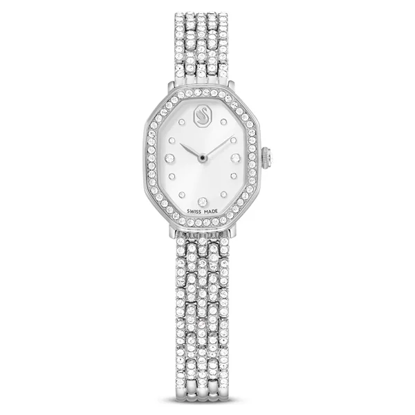Dextera Stainless Steel Swiss Made Metal Bracelet Octagon Watch