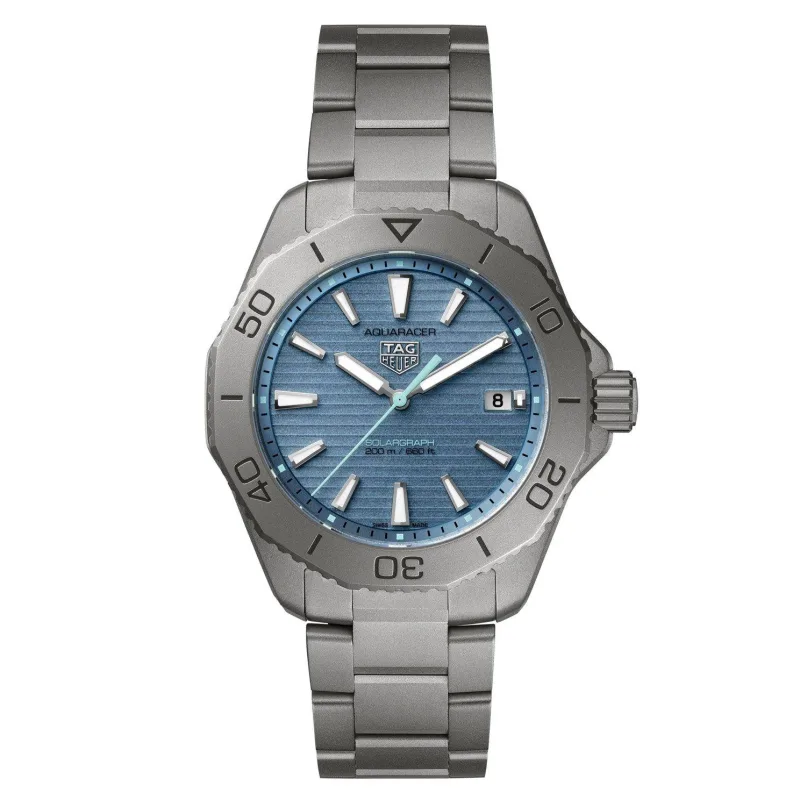 Tag Heuer Aquaracer Professional 200 Solargraph 40mm Titanium Men's Watch