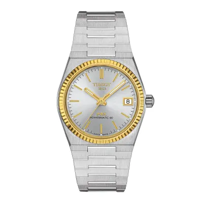 Prx Powermatic 80 35mm Steel and 18K Gold Bezel Unisex Watch