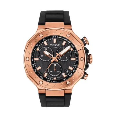 T-Race Chronograph 45mm Mens Watch Black