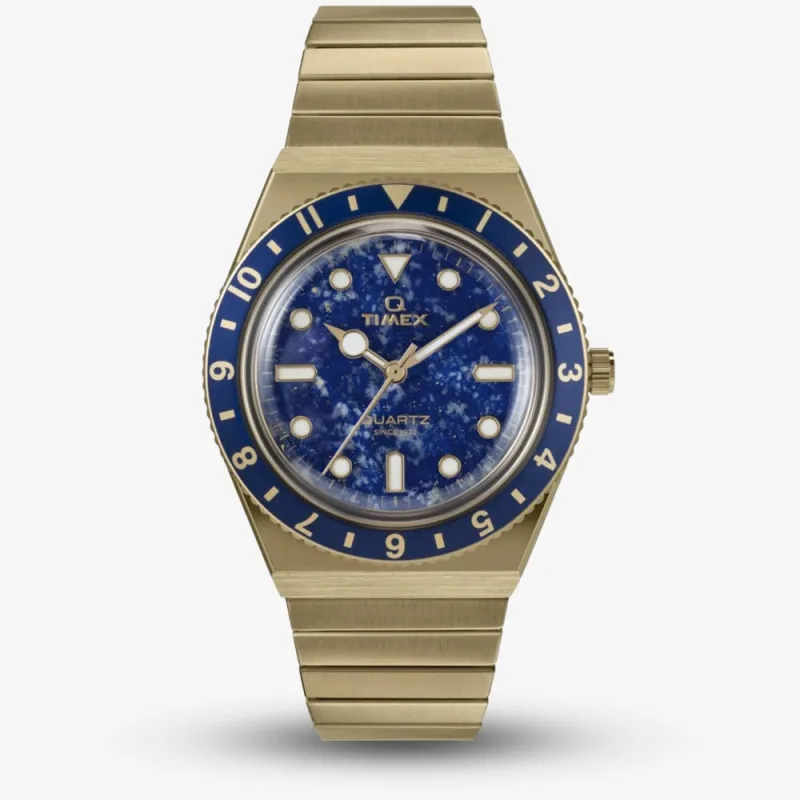 Timex Ladies Q Lapis Lazuli Dial Expandable Watch TW2V92400