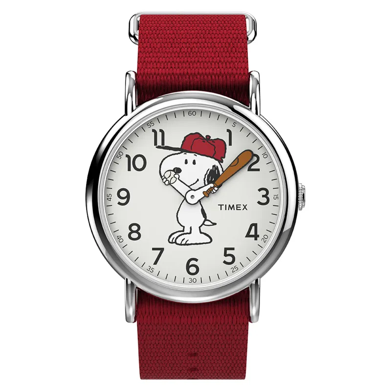Timex x Peanuts Snoopy 38mm Unisex Watch White