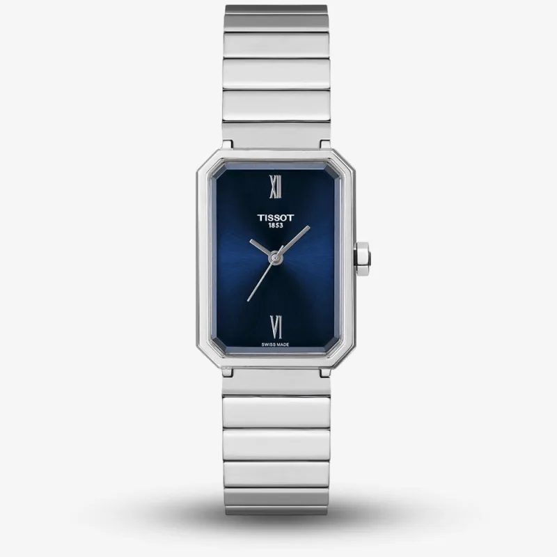 Tissot Ladies Srv Blue Dial Stainless Steel Bracelet Watch T160.110.11.043.00