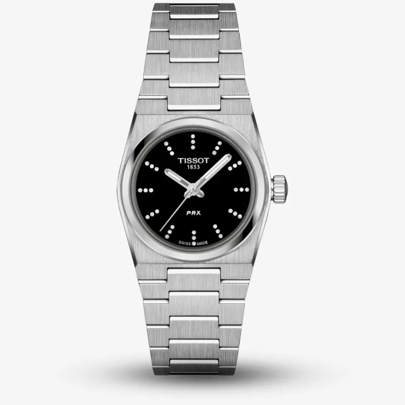 Tissot Ladies T-Classic Prx Diamond Black Dial Watch T137.010.11.056.00