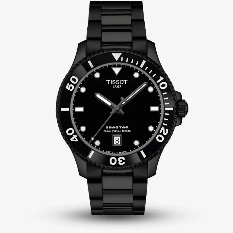 Tissot Mens Seastar Black Watch T120.410.33.051.00