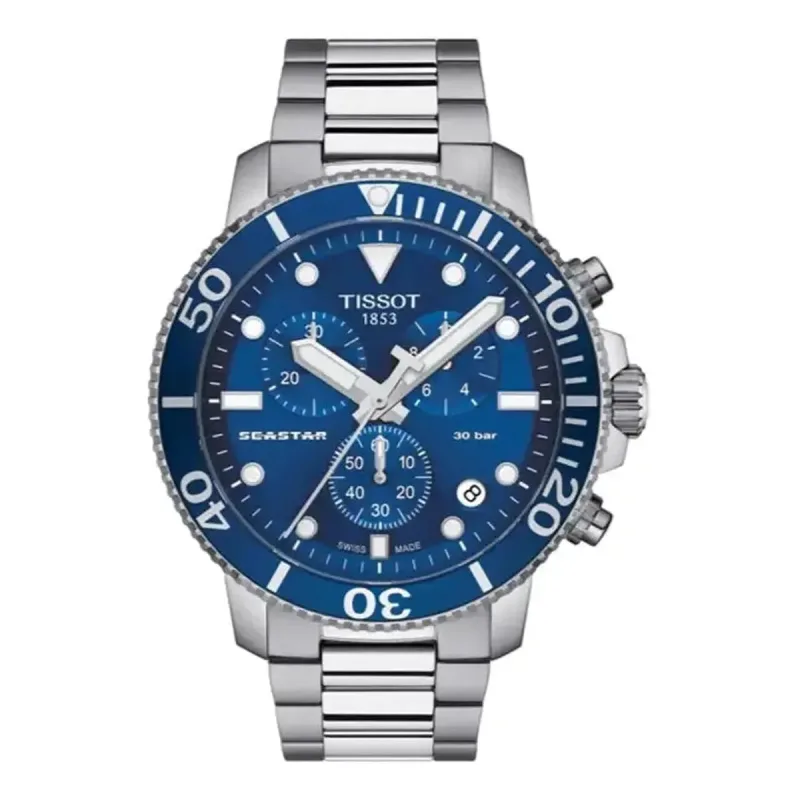 Tissot Seastar 1000 Chronograph T120.417.11.041.00 Blue Dial Men's Watch