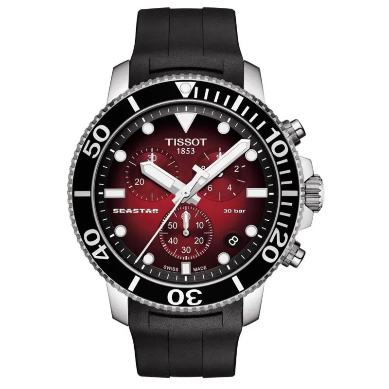 Tissot Seastar 1000 Chronograph T120.417.17.421.00 Red Gradient Dial