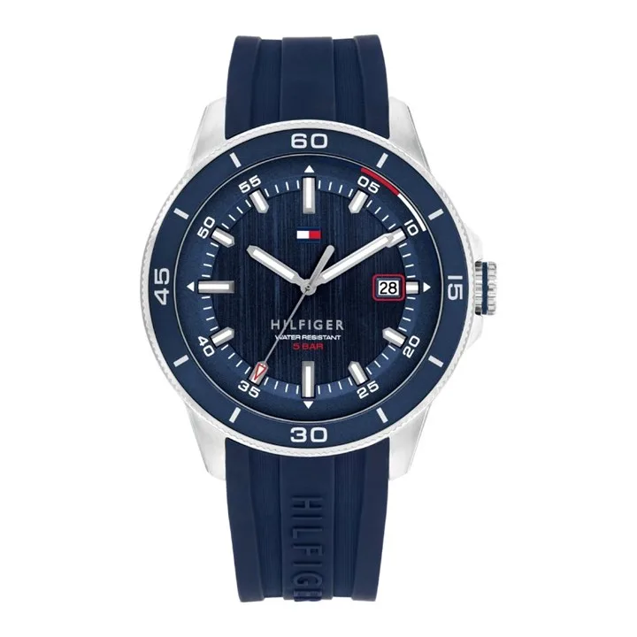Tommy Hilfiger 1792225 Blue Silicone Strap Watch - Exclusive - W95387
