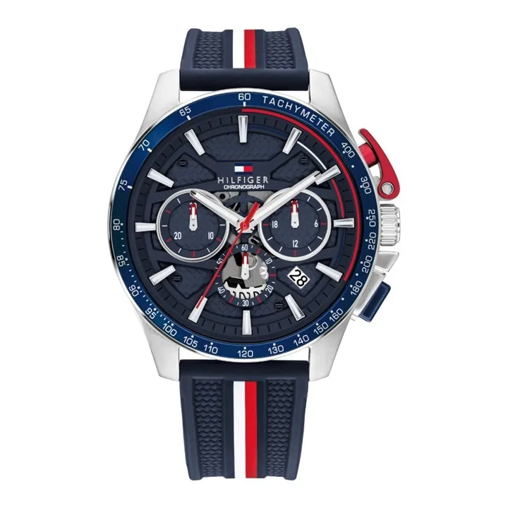 Tommy Hilfiger 1792292 Blue Silicone Strap Watch - W95486