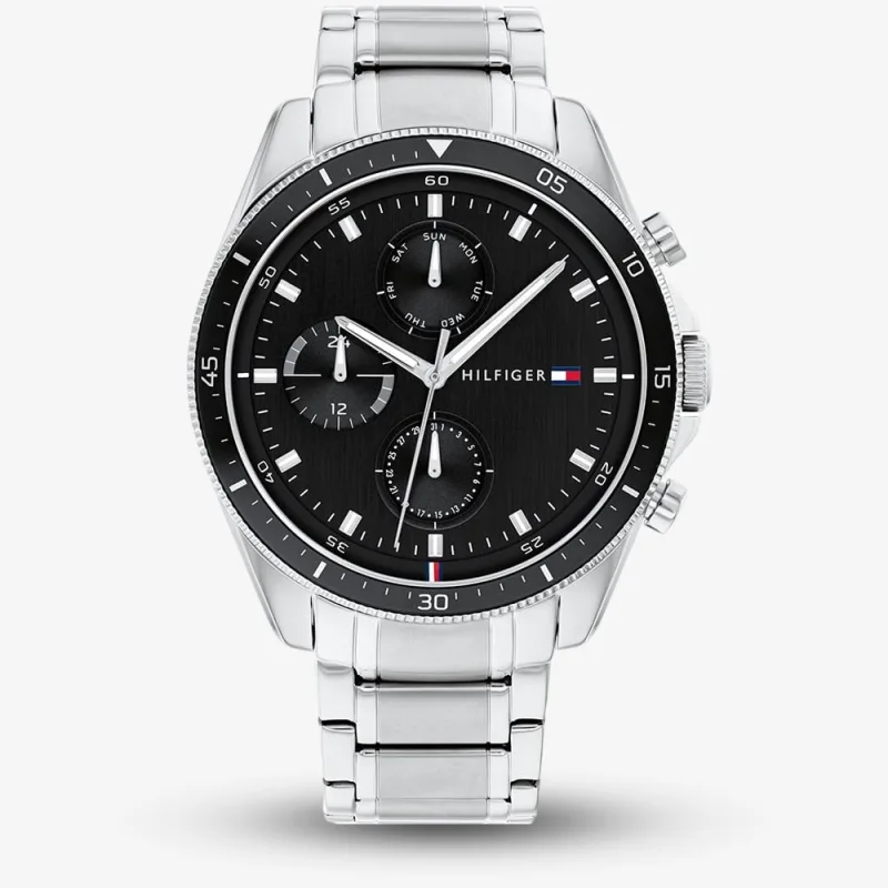 Tommy Hilfiger Parker Mens Silver Watch 1791835