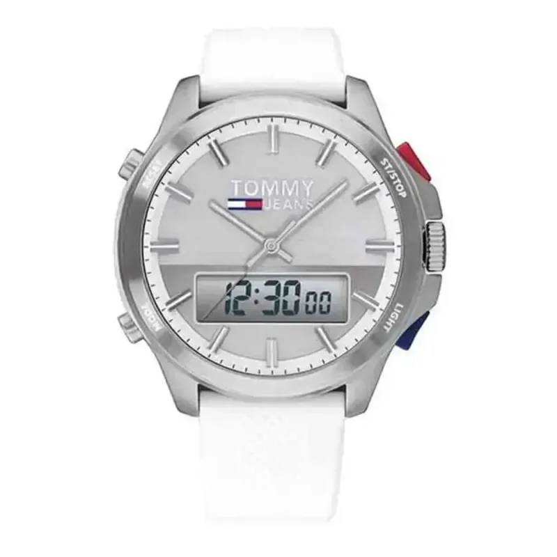 Tommy Hilfiger Wesley Multi-Function White Silicone Strap Watch 1791764