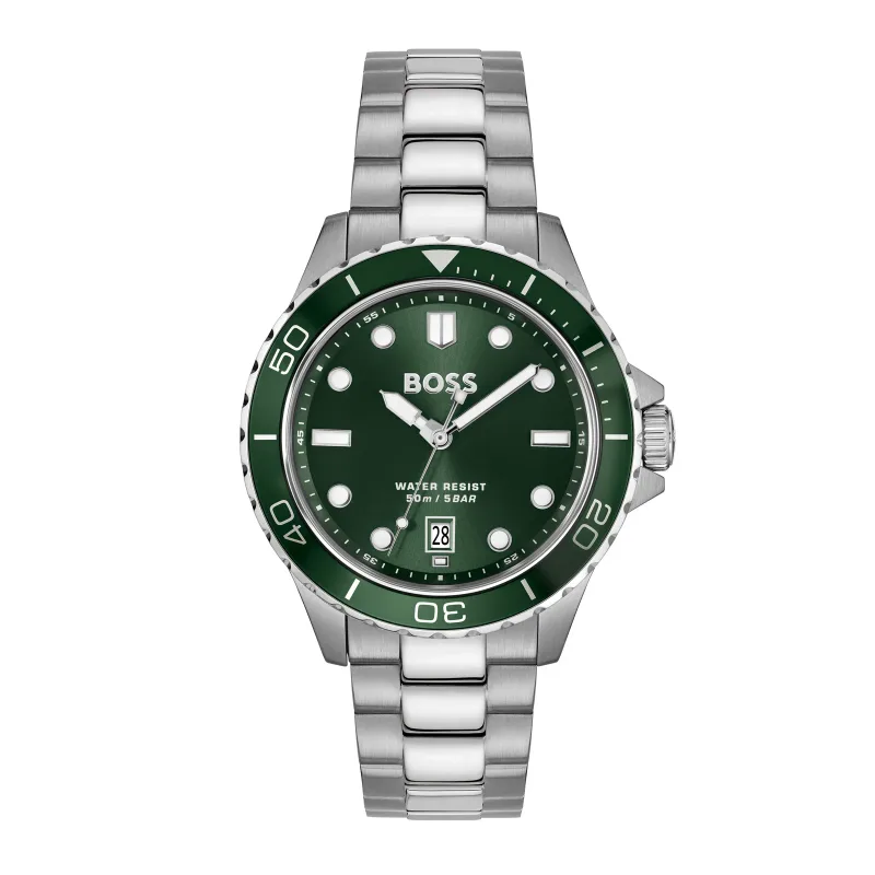 Troper Sport Quartz 42mm Mens Watch Green
