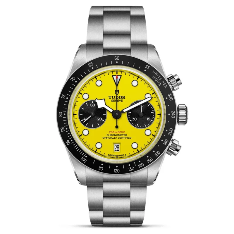 Tudor Black Bay Chrono "Bumblebee" 39mm Automatic Watch
